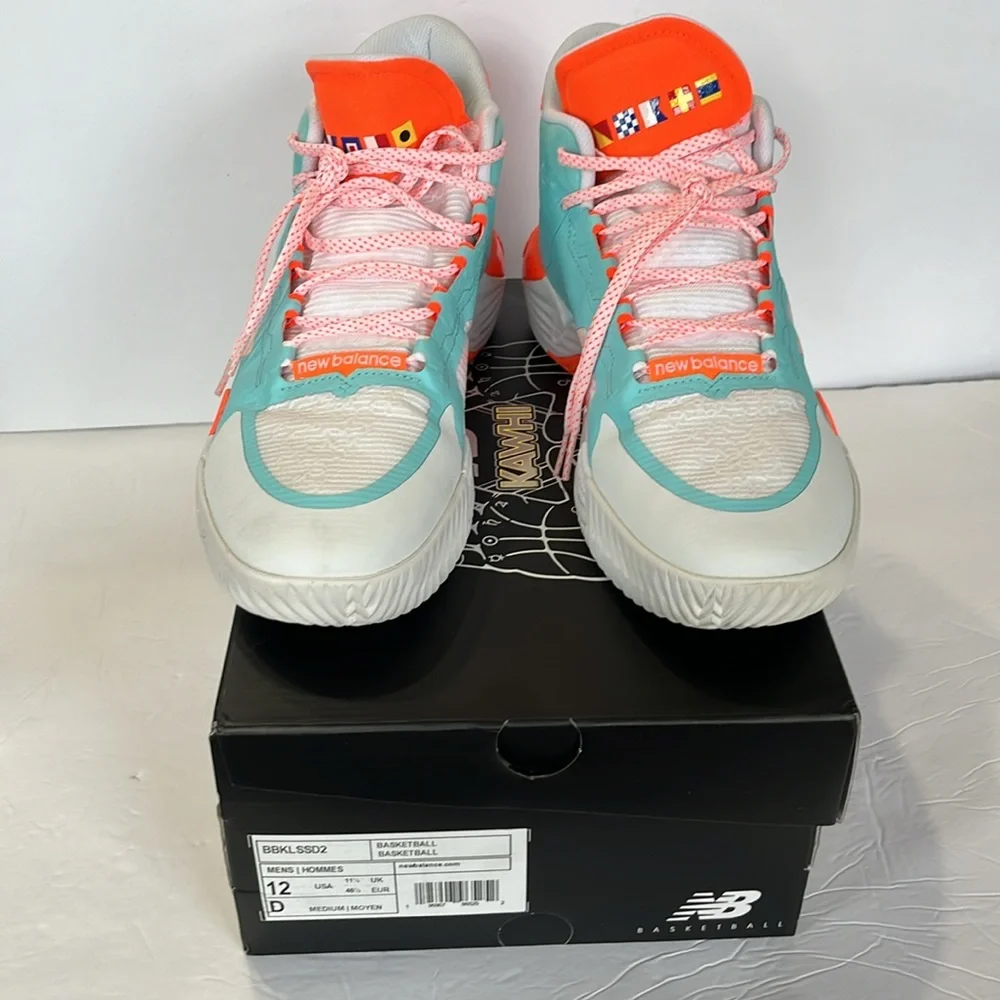 New Balance Kawhi II Clippers Basketball Shoes in Ocean Blue Size 12